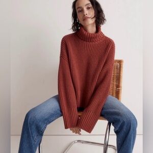 Madewell Wide Rib Turtleneck Sweater